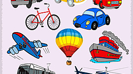 Timeline: Moyens de transport