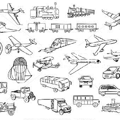 Timeline: Les moyens de transport