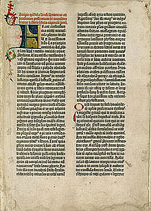 Esce la prima opera a stampa, una Bibbia