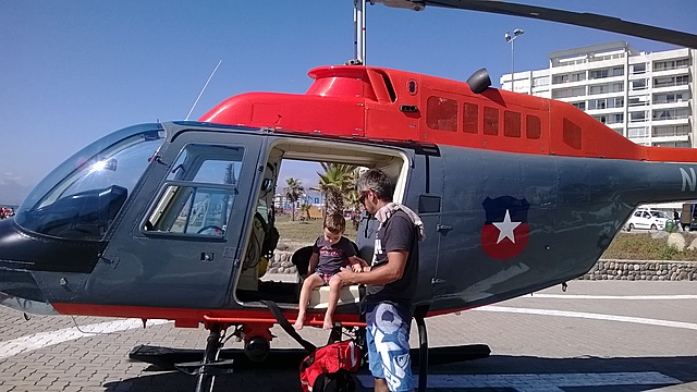 Experiencia en helicóptero