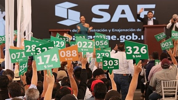 Subasta de vehículos presidenciales