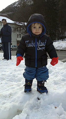 Primera vez en la nieve