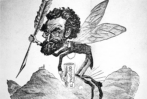 La caricatura y José María Espinosa