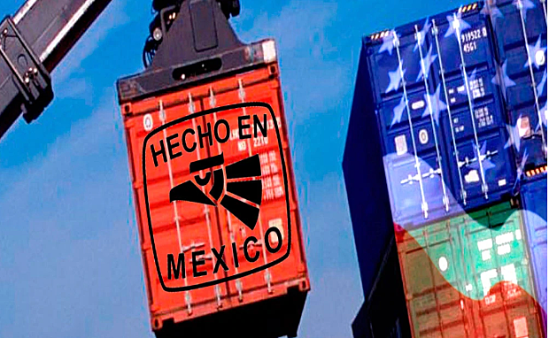 Caída en las exportaciones.