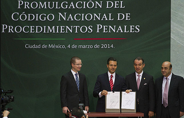Expedición del Código Nacional de Procedimeintos Penales.