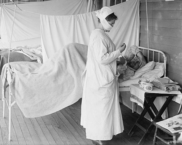 First case of spanish flu discovered/ wave 1