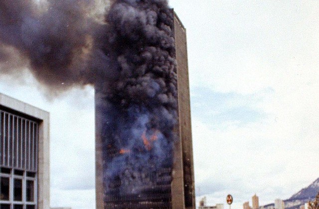 Incendio del edificio de Avianca