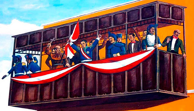 Proclamacion de Independencia en Huaura