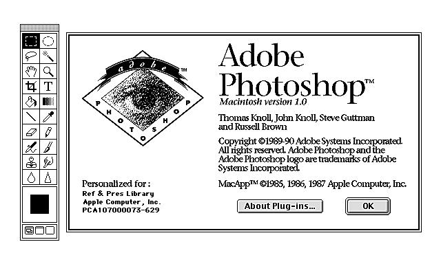 Invention of Photoshop