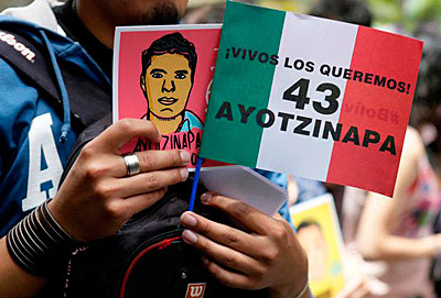 Desaparición de los 43 estudiantes de Ayotzinapa.