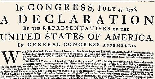 Declaration of Independence