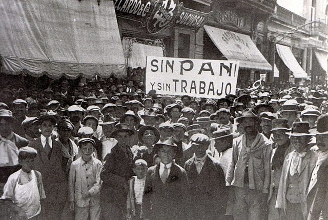 Huelga general en Barcelona.