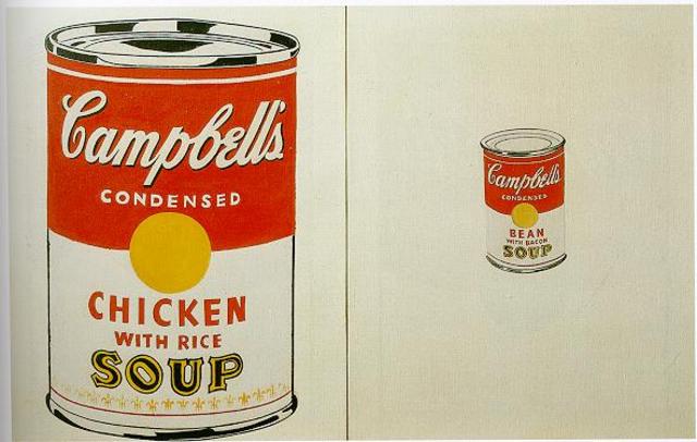 Andy Worhol's Soup cans