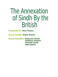 Annexation of Sindh