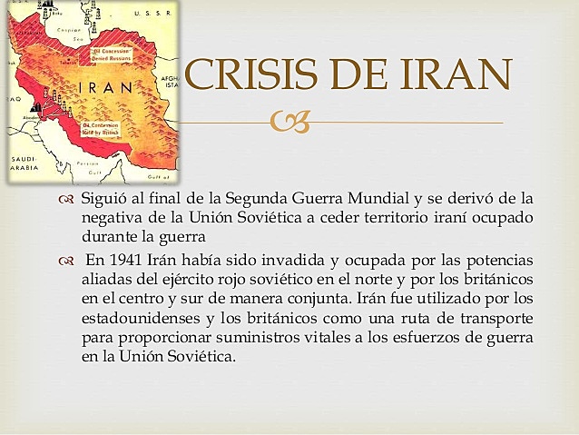 12 EL PERIODO DE MÁXIMA TENSIÓN (1947-1953), Los primeros conflictos 2.1 Parte 1