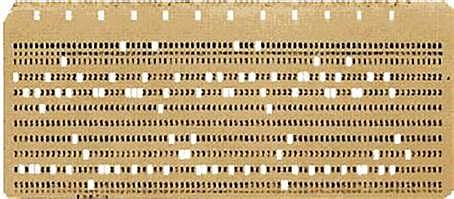 Targeta de carton perforado