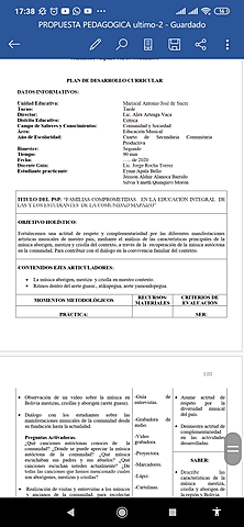 Elaboración y Práctica de los PDC
