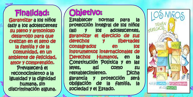 Ley de Infancia y adolescencia/ Colombia