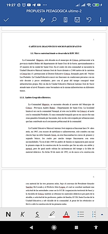 Primera revisión  del Trabajo de Grado