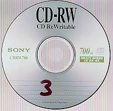 Compact Disc Re-Writable (CD-RW)