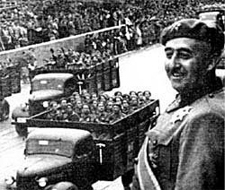 Franco tábornok támogatása