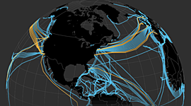 Timeline: Cables submarins