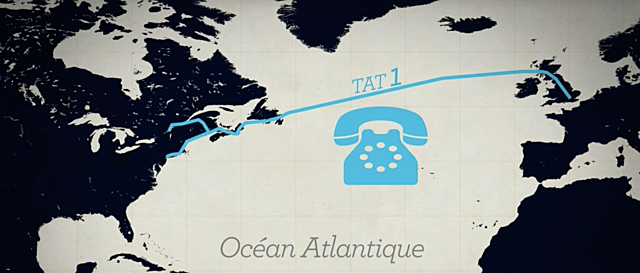 Creació primer cable telefònic (TAT1)