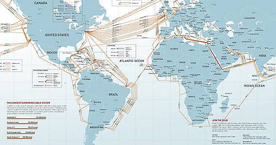 Ja hi ha instal·lats 27.000 km de cables submarins