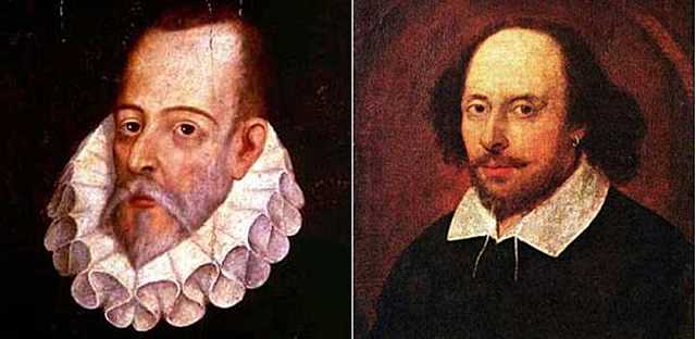 Muerte de William Shakespeare y Miguel de Cervantes