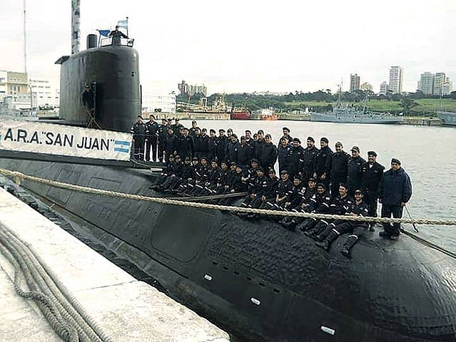2017 Se Se hunde el Submarino ARA San Juan