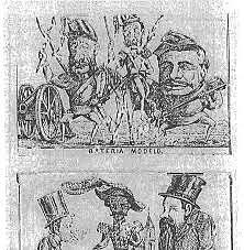 Inicio de la caricatura política en Colombia