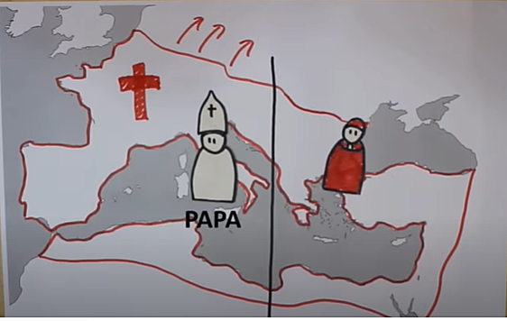 DIVISIÓN DEL IMPERIO SIGLO V