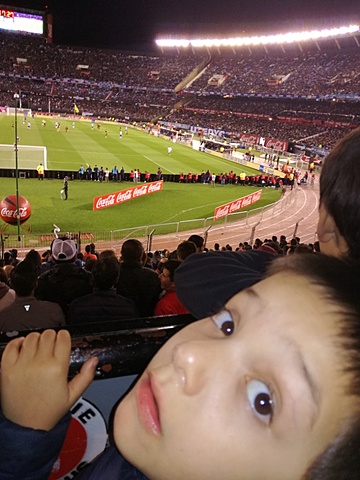 mi primera vez en la cancha de river
