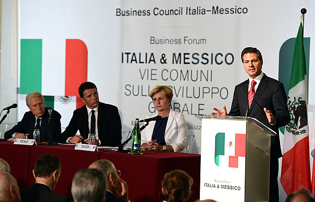 Creación del consejo de negocios México-Italia