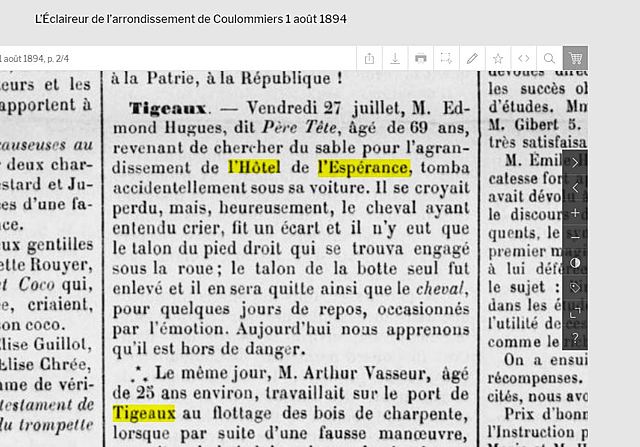 JOURNAL - Travaux agrandissement Hôtel de L'Espérance