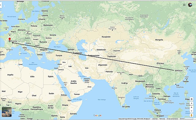 Primer caso confirmado en Europa