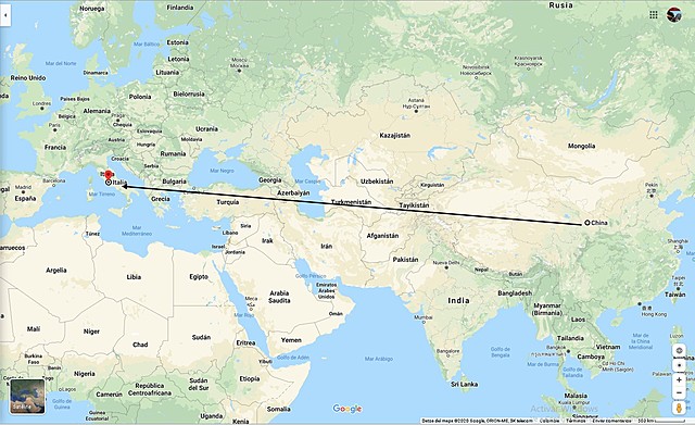 Primer caso en Italia