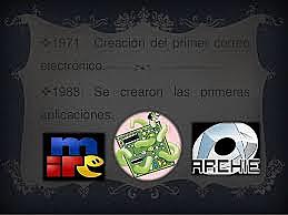 Primeras aplicaciones