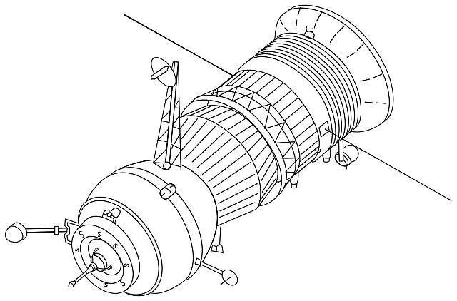 Progress 1, the first cargo spacecraft