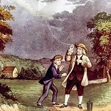Benjamin Franklin and the lightning rod