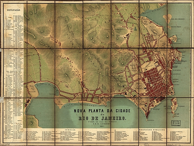 Mapa de Río 1867