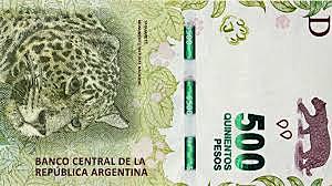 billete de $500 en Argentina 2016