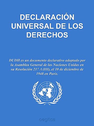 Declaración Universal de los derechos humanos