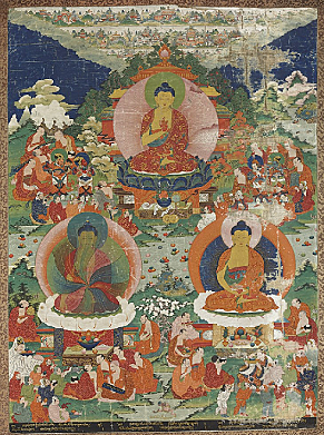 Aparición del arte budista.