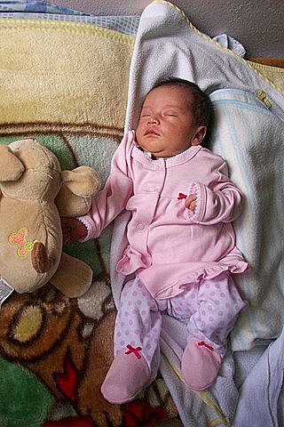 el nacimiento de mi hermanita