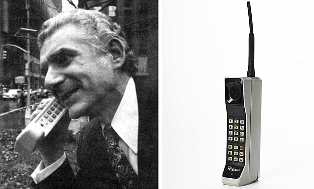 Martín Cooper realizó la primera llamada desde un teléfono móvil