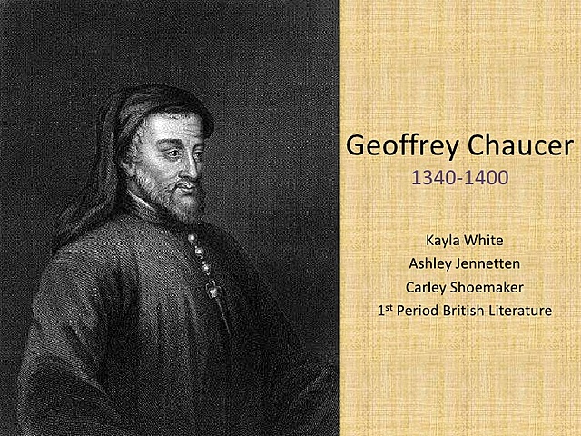 1400 Geoffrey Chaucer died