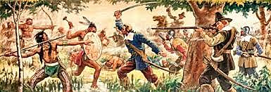 War between Plymouth, Saybrook, Pequot Indians