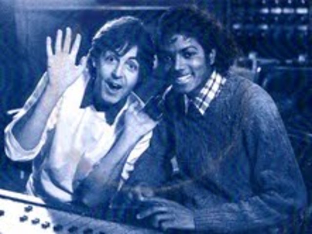 Paul McCartney y Michael Jackson