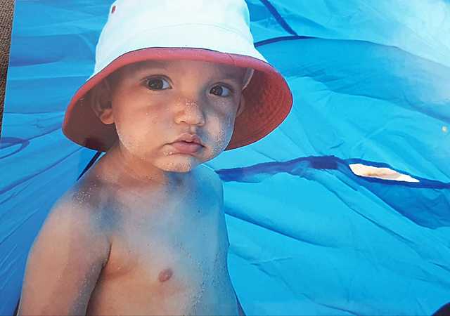 My first day in the beach